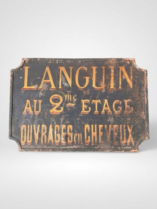19thc French Double Sided Trade Sign
