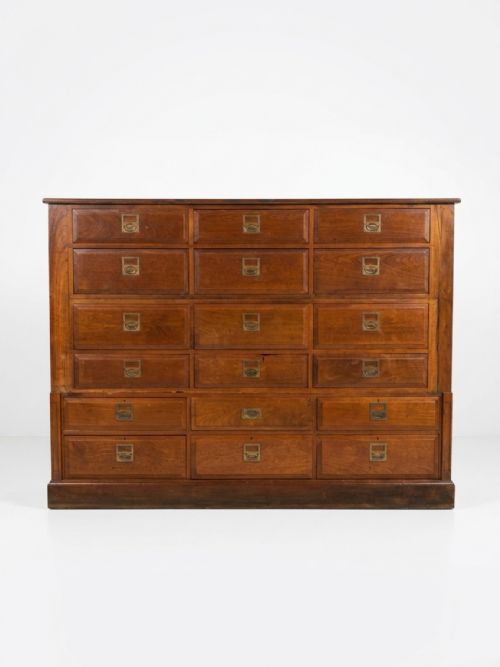 Huge Bank of Pharmacy Drawers