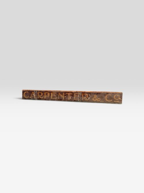 Carpenter 19thc Trade Sign