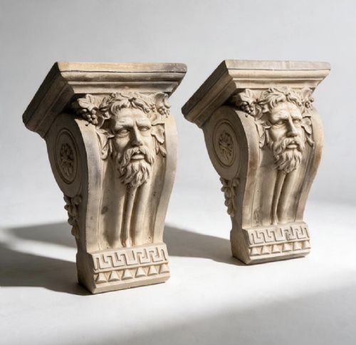 Pair of Decorative Plaster Corbels