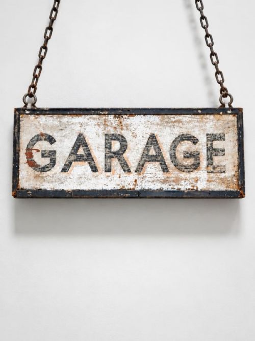 1920s Wooden  Trade Sign