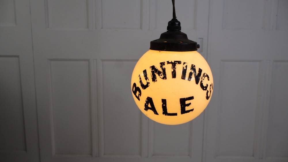 1900s advertising opaline light 