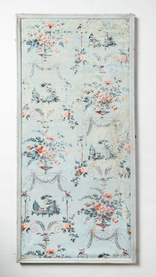 18th Century Wall Paper Panel