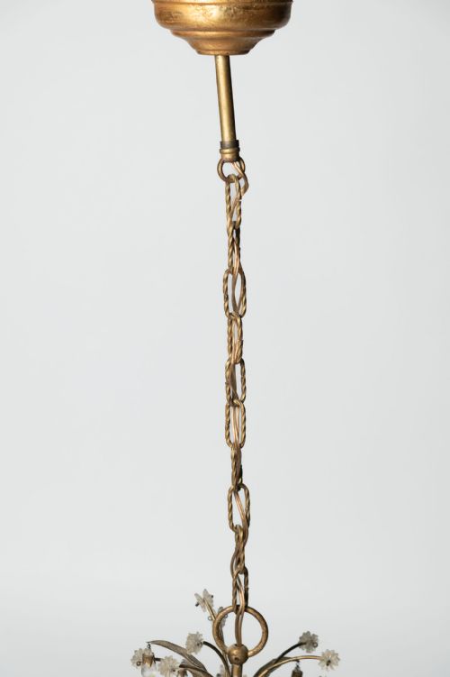 ITALIAN TOLE CHANDELIER - ADDITIONAL PHOTO 5