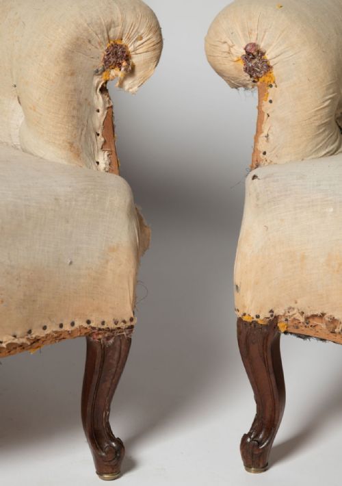 ANTIQUE FRENCH PAIR OF CHAIRS - ADDITIONAL PHOTO 2
