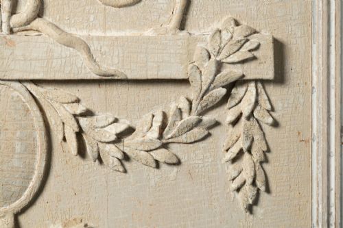 ANTIQUE WOODEN CARVED PANEL - ADDITIONAL PHOTO 3
