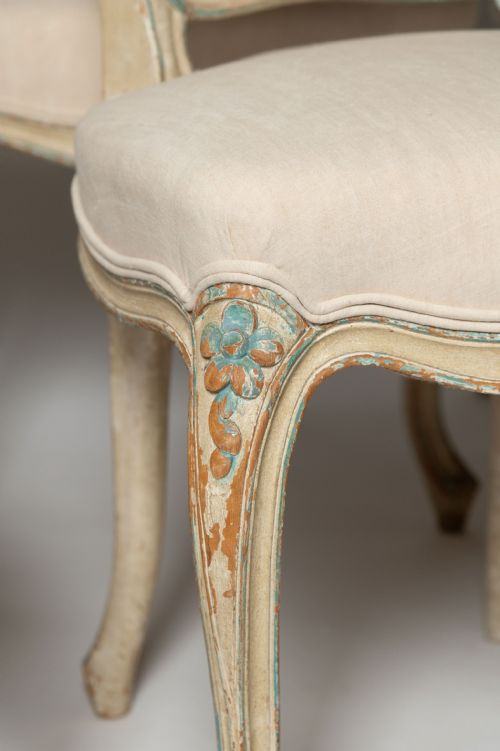 ANTIQUE FRENCH PAIR OF CHAIRS - ADDITIONAL PHOTO 2
