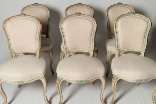 ANTIQUE FRENCH PAIR OF CHAIRS - ADDITIONAL PHOTO 5