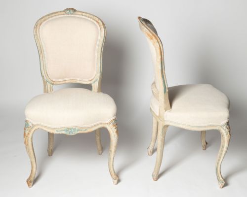 ANTIQUE FRENCH PAIR OF CHAIRS - ADDITIONAL PHOTO 7