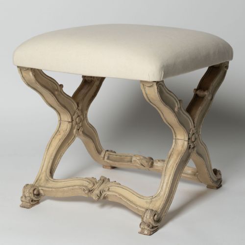 ANTIQUE FRENCH STOOL - ADDITIONAL PHOTO 3