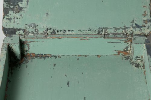 ANTIQUE FRENCH SIDE TABLE LIFT UP LID - ADDITIONAL PHOTO 7