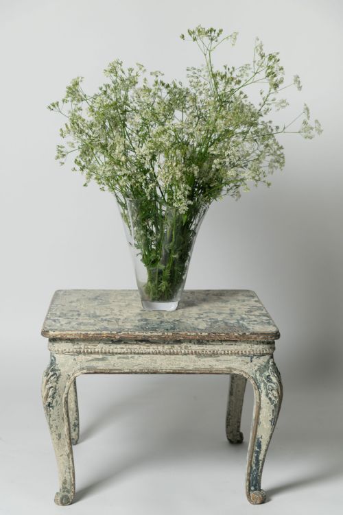 ANTIQUE FRENCH SIDE TABLE LIFT UP LID - ADDITIONAL PHOTO 8