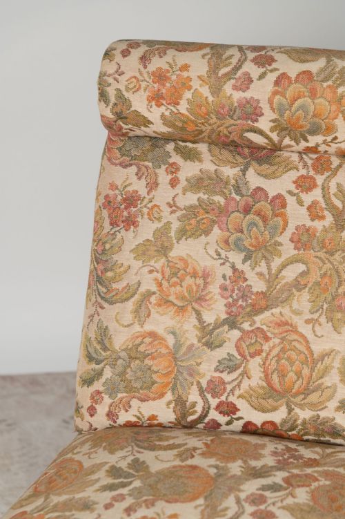 ANTIQUE FRENCH SLIPPER CHAIR FOR UPHOLSTERY - ADDITIONAL PHOTO 1