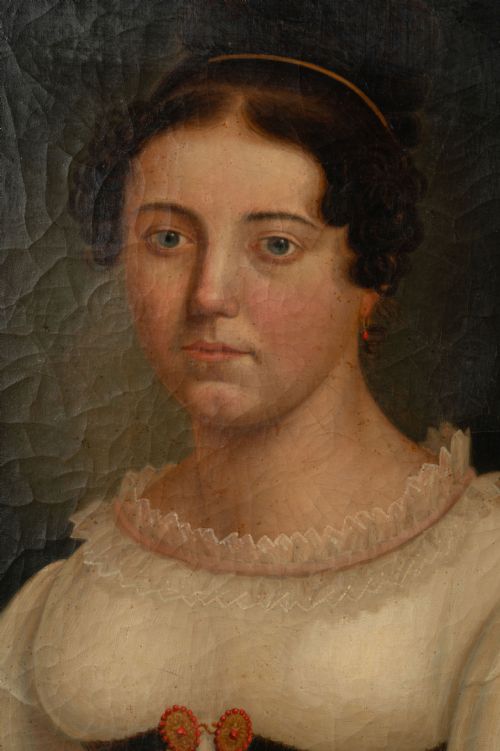 ANTIQUE OIL ON CANVAS - ADDITIONAL PHOTO 4