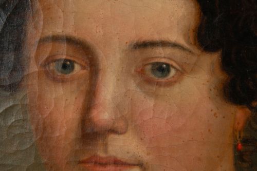 ANTIQUE OIL ON CANVAS - ADDITIONAL PHOTO 6