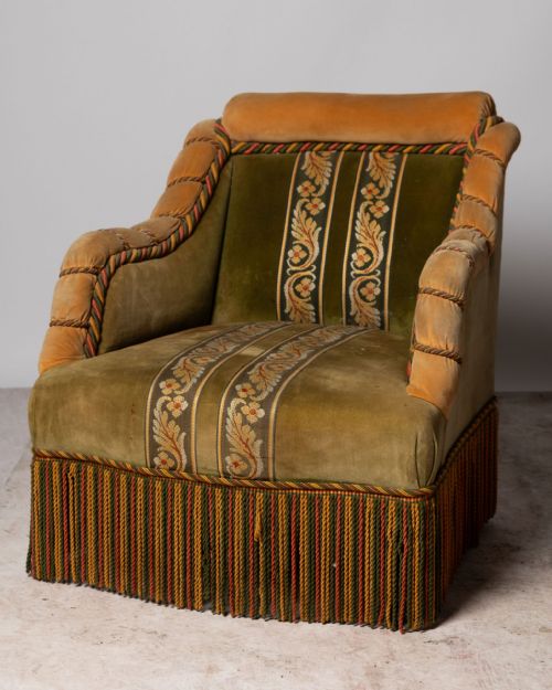 NAPOLEON III FRENCH CHAIR FOR UPHOLSTERY - ADDITIONAL PHOTO 1