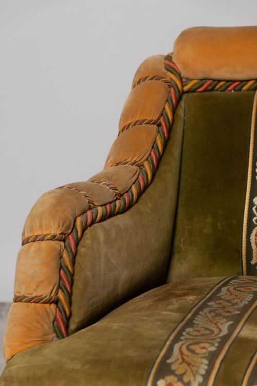 NAPOLEON III FRENCH CHAIR FOR UPHOLSTERY - ADDITIONAL PHOTO 3