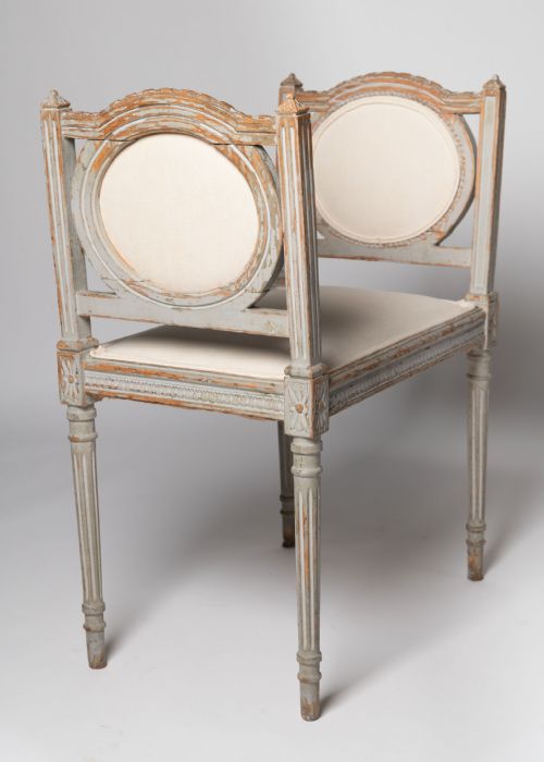 ANTIQUE FRENCH STOOL - ADDITIONAL PHOTO 2
