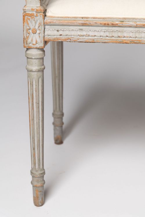 ANTIQUE FRENCH STOOL - ADDITIONAL PHOTO 4