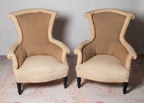 FRENCH PAIR OF CHAIRS