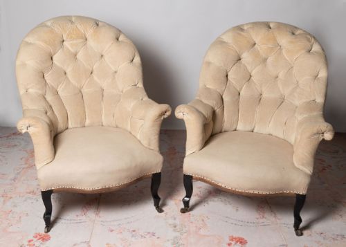 FRENCH PAIR OF CHAIRS