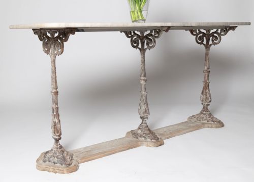 ANTIQUE FRENCH BISTRO TABLE - ADDITIONAL PHOTO 4