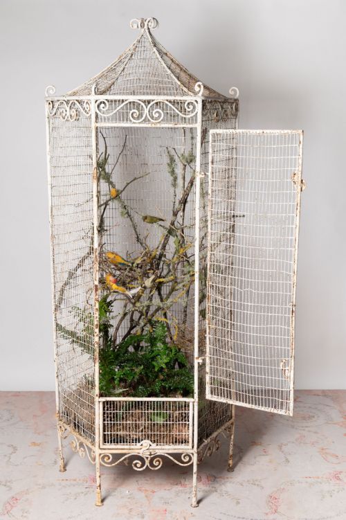 ANTIQUE FRENCH BIRDCAGE