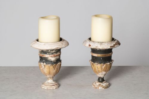 Pair of Antique French Candleholders
