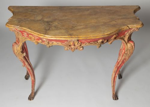 ANTIQUE ITALIAN CONSOLE TABLE - ADDITIONAL PHOTO 4
