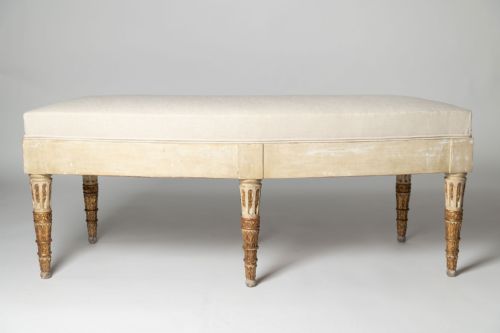 PAIR OF ANTIQUE ITALIAN STOOLS - ADDITIONAL PHOTO 6