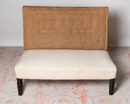 antique french banquette - CATEGORY: ANTIQUE SOFAS - DATED 1900