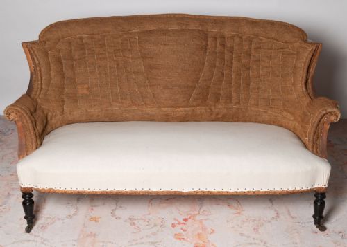 napoleon iii french sofa - CATEGORY: ANTIQUE SOFAS - DATED 19TH CENTURY