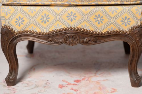 FRENCH STOOL READY FOR UPHOLSTERY - ADDITIONAL PHOTO 2