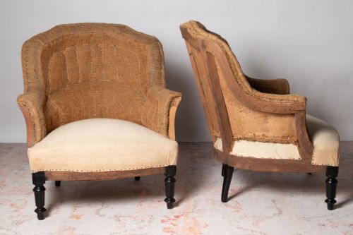 ANTIQUE FRENCH PAIR OF CHAIRS - ADDITIONAL PHOTO 1