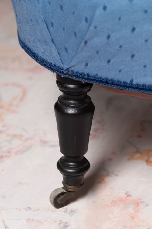 NAPOLEON III PAIR OF CHAIRS READY FOR UPHOLSTERY - ADDITIONAL PHOTO 2