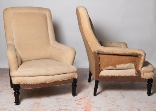 ANTIQUE FRENCH PAIR OF CHAIRS - ADDITIONAL PHOTO 1