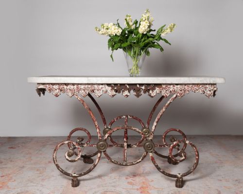 ANTIQUE FRENCH BUTCHERS TABLE - ADDITIONAL PHOTO 4