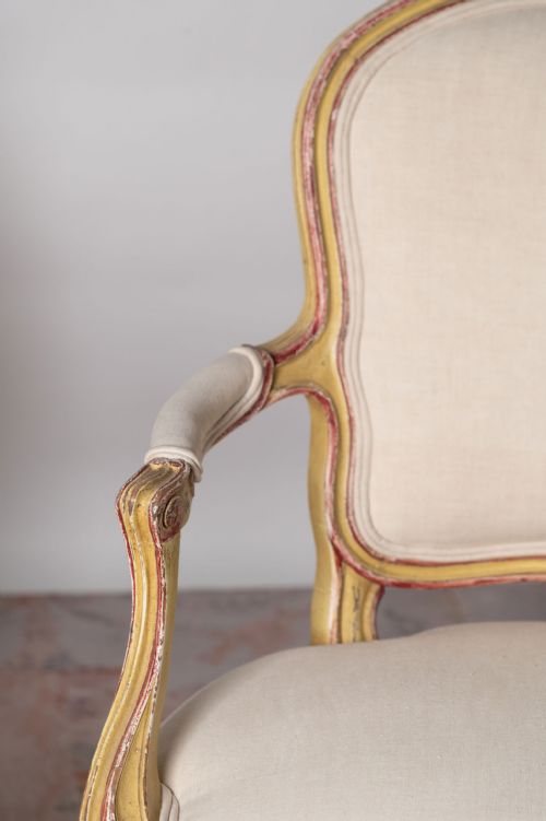 PAIR OF FRENCH FAUTEUILS - ADDITIONAL PHOTO 4