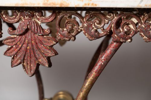 ANTIQUE FRENCH BUTCHERS TABLE - ADDITIONAL PHOTO 4