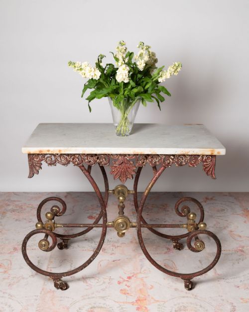 ANTIQUE FRENCH BUTCHERS TABLE - ADDITIONAL PHOTO 8