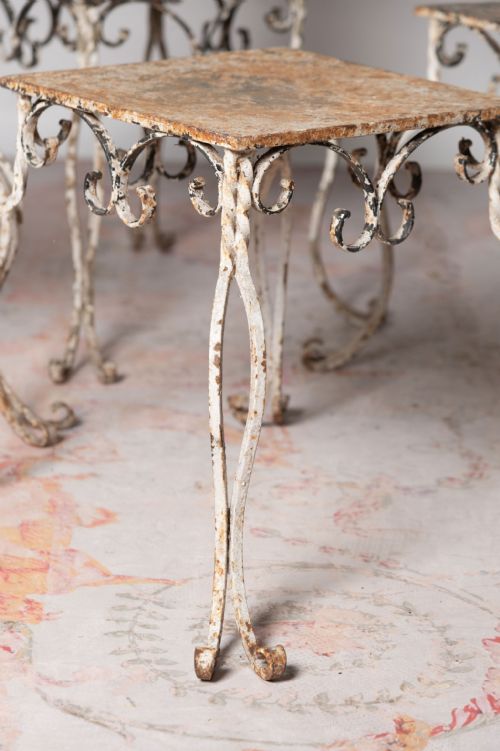 FOUR FRENCH SIDE TABLES - ADDITIONAL PHOTO 1