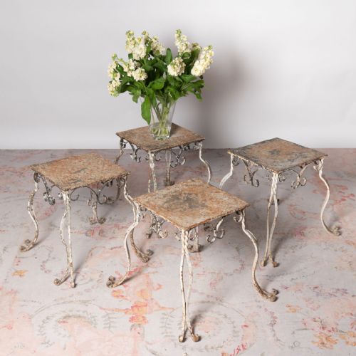 FOUR FRENCH SIDE TABLES - ADDITIONAL PHOTO 4