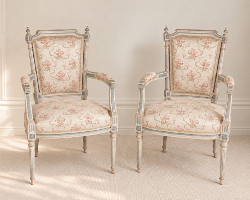 Antique French Pair of Chairs