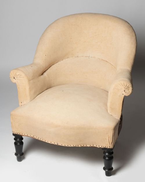 Antique French tub chair 