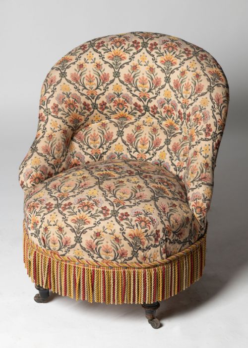 Antique French Chair for Upholstery