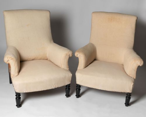 Antique French Pair of Chairs