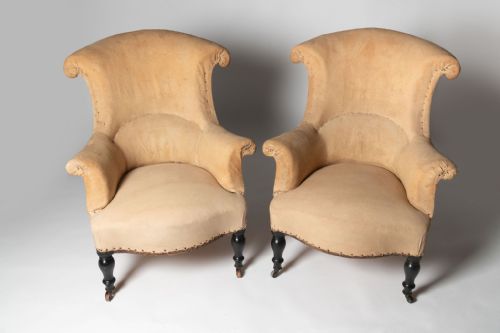 Antique French Pair of Chairs