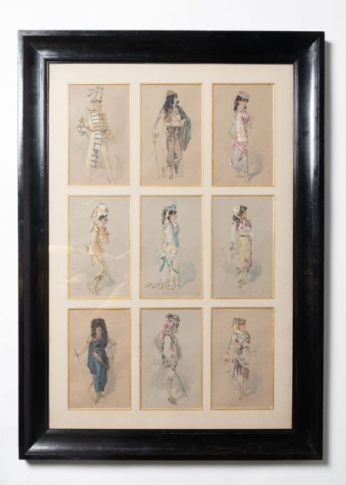 Framed Antique Watercolours