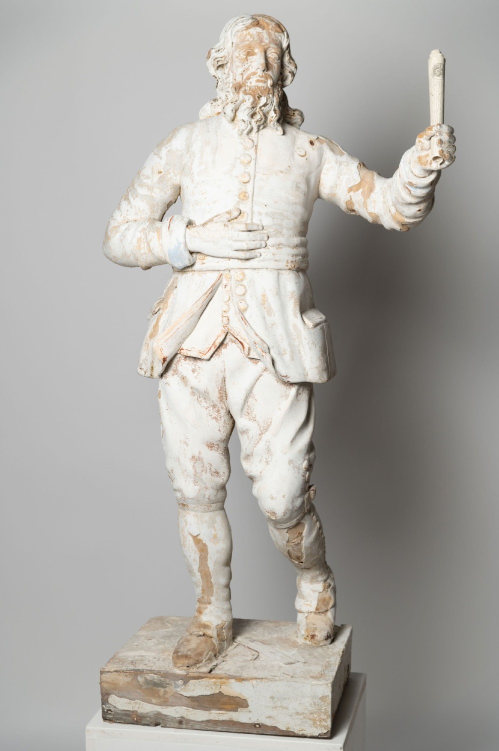 Antique carved nobleman