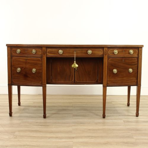 Georgian Mahogany Bow Fronted Sideboard